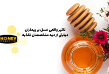 تاثیر واقعی عسل بر بیماران دیابتی از دید متخصصان تغذیه